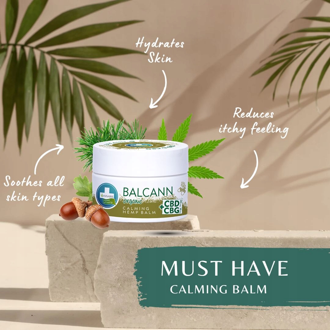 Balcann Maść Konopna z korą dębu i CBD+CBG 50ml