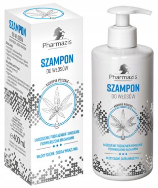 Szampon do włosów Pharmazis - Konopie Polskie 400 ml