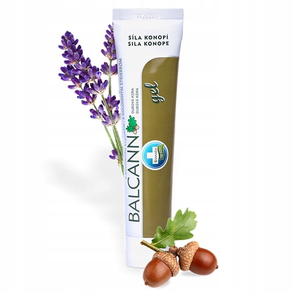 Żel konopny Balcann z korą dębu 75ml