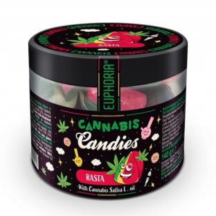 Cukierki konopne , Euphoria Cannabis Rasta Euphoria 140 g