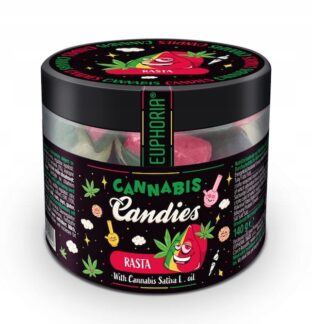 Cukierki konopne , Euphoria Cannabis Rasta Euphoria 140 g