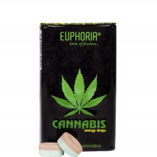 Dropsy konopno-cytrynowe z tauryną Euphoria 25 g
