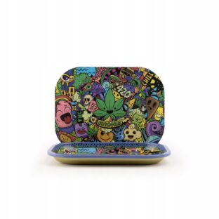 Tacka metalowa Euphoria Whimiscal do CBD z magnetyczną przykrywką (180x140)