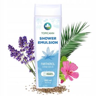 Emulsja pod prysznic Annabis Topicann z panthenolem i olejem konopnym 250ml
