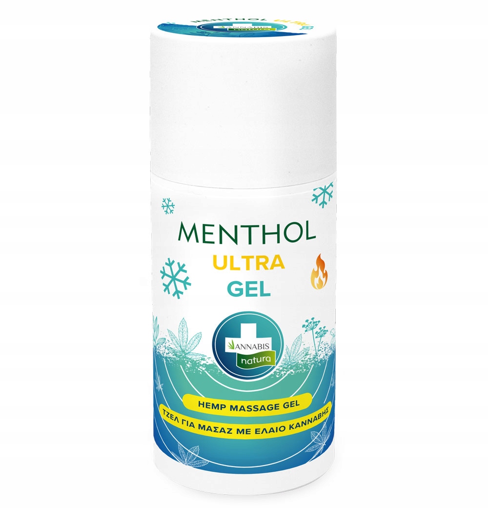 Żel konopny Annabis Menthol Ultra na mięśnie, stawy i plecy