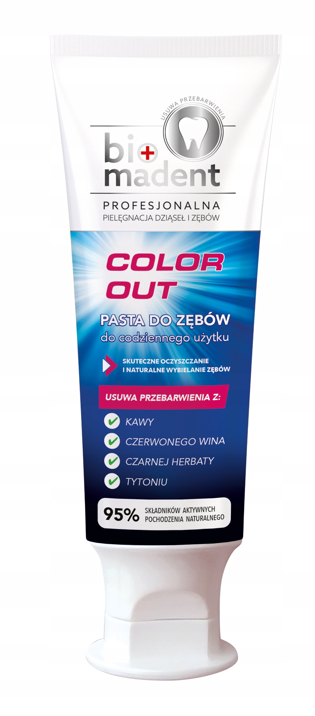 BIO MADENT Profesjonalna pasta do zębów Na Przebarwienia COLOR OUT –75ml