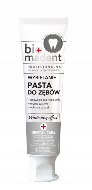 BIO MADENT profesjonalna pasta do zębów WYBIELAJĄCA