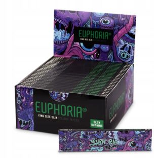 Bibu艂ki Bletki Euphoria Kingsize Slim Psychedelic, 32 sztuki
